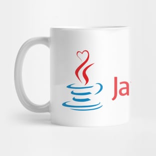 Love Java Programming Languange Code Mug